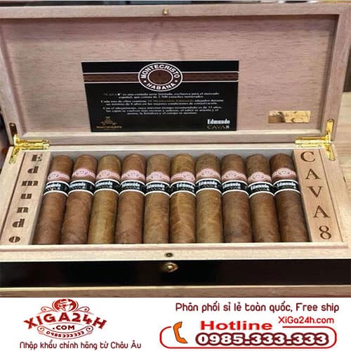 Xì gà Xì gà Montecristo Edmundo Cava8 hộp 20 điếu giá rẻ