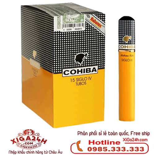 Xì gà Xì gà Cohiba Siglo IV Tubos 15 điếu giá rẻ