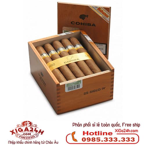 Xì gà Xì gà Cohiba Siglo IV hộp 25 điếu giá rẻ