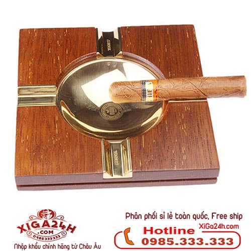 Xì gà Gạt tàn xì gà (cigar) gỗ 4 điếu chính hãng Lubinski giá rẻ