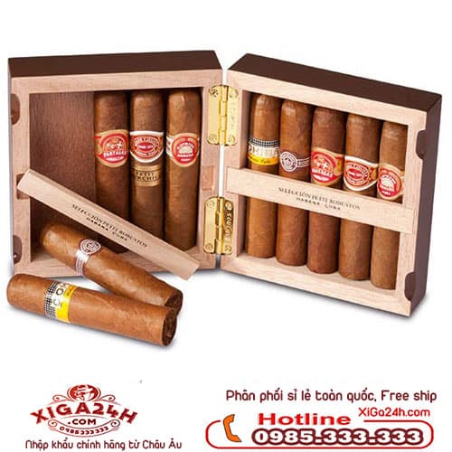 Xì gà Xì gà Cuba Seleccion Petit Robustos hộp 10 điếu giá rẻ