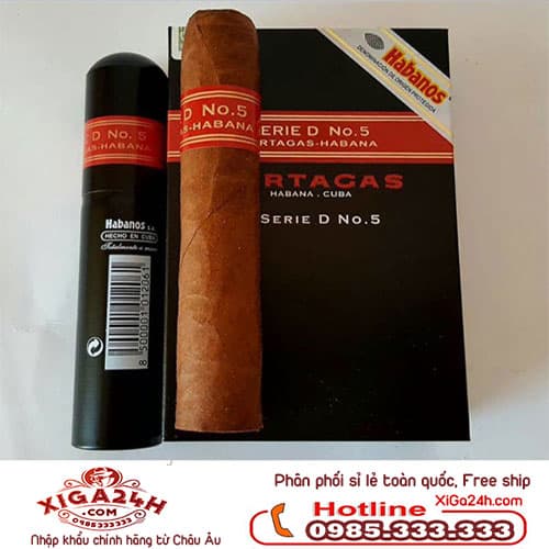 Xì gà Xì gà Cuba PARTAGAS SERIE D No.5 Tubos giá rẻ
